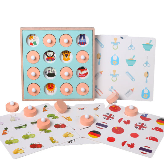Wooden Memory Matching Game