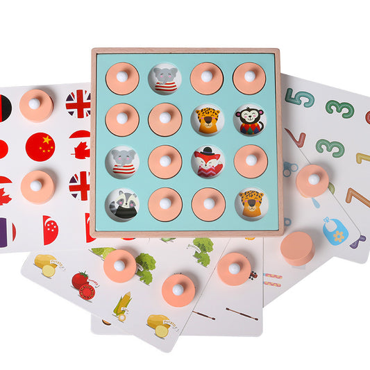 Wooden Memory Matching Game