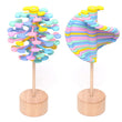 Wooden Helicon Lollipop Spin Toy
